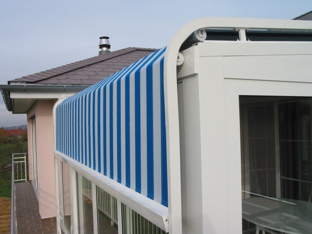 Conservatory Awning with guide rails Arcada
